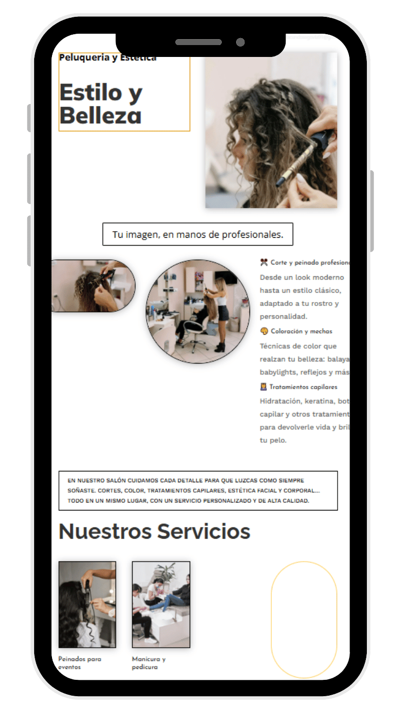 nuestros (13) peluqueria imagen celular